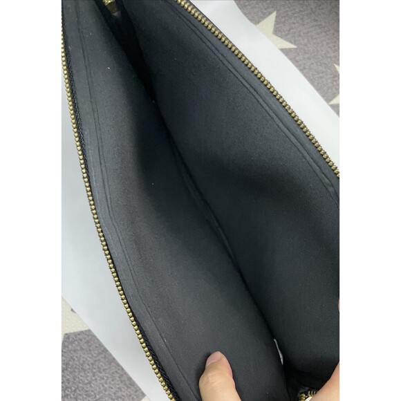 Kate Spade New York Laptop Ipad Tablet Case Bag Black Polka Dots Padded Zip - Picture 8 of 9